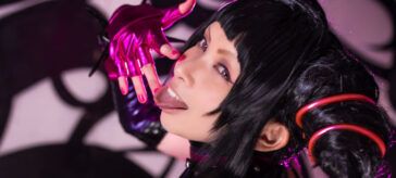 Super Street Fighter IV: Un cosplay de Juri Han antes de la próxima batalla