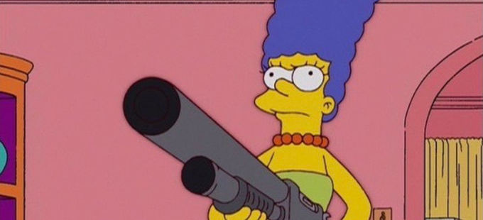 Los Simpson: Artista imagina a Marge Simpson como una letal asesina