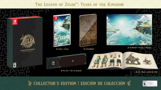 The Legend of Zelda: Tears of the Kingdom - ¿Qué incluye la edición coleccionista?