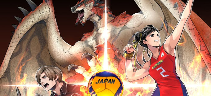Capcom apoya el voleibol con Street Fighter, Resident Evil, Monster Hunter y más