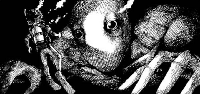 Boku no Hero Academia: Horikoshi dibuja a Deku frente al horror subacuático