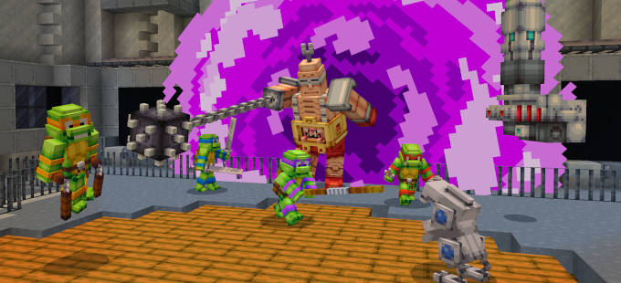 Las Tortugas Ninja llegan a Minecraft