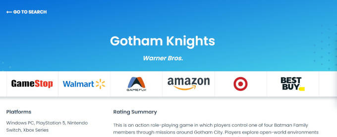 Gotham Knights, ¿de verdad llegará a Nintendo Switch?