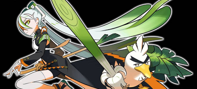 Mira a Hatsune Miku y Sirfetch'd por la diseñadora de Pokémon Sword & Shield