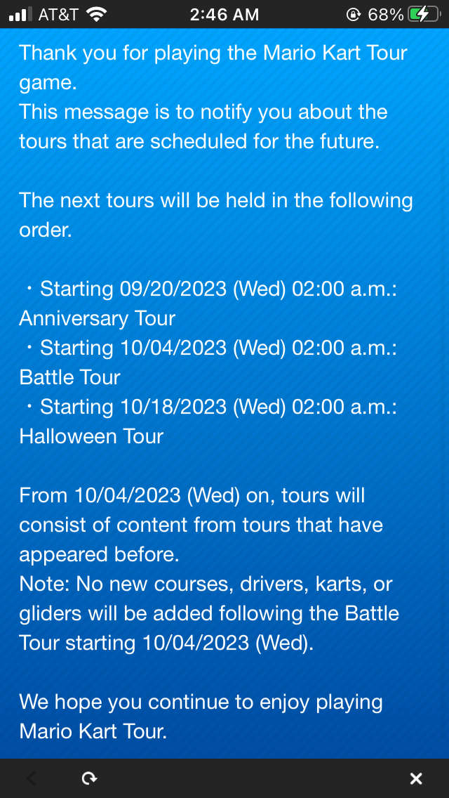 Mario Kart Tour está cerca de su final