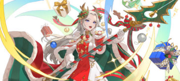 Edelgard, Yunaka y más en el banner de Navidad 2023 de Fire Emblem Heroes