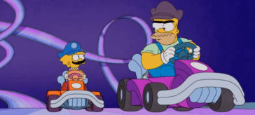 Los Simpson parodian a Mario Kart, ¿con todo y un error?