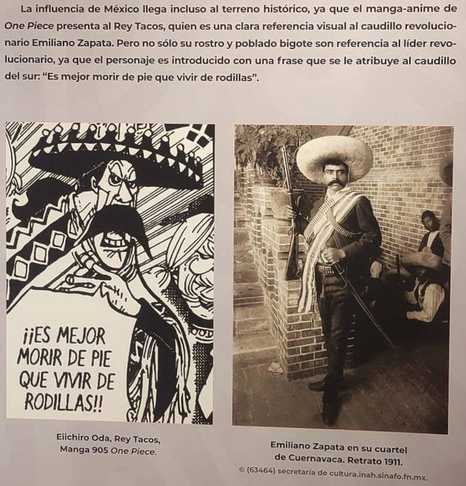 El ‘Zapata’ de One Piece llega a museo en México