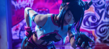 Street Fighter 6: Juri Han en un cosplay adaptado a los tiempos