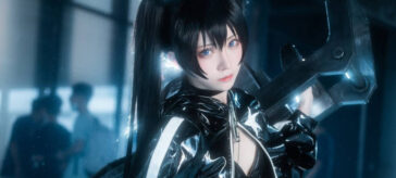 Black ★ Rock Shooter: BRS en un cosplay realista y clásico