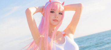 DARLING in the FRANXX: Zero Two en un cosplay en bikini ideal para Semana Santa