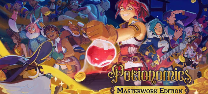 Potionomics: Masterwork Edition, fabrica pociones y juega cartas para negociar