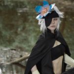 Rokka no Yuusha: Fremy Speeddraw, la Flor Negra, en un solitario cosplay