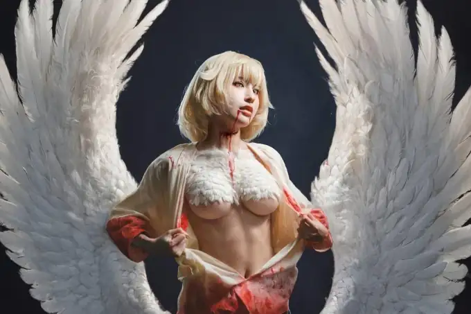Dungeon Meshi: Falin Chimera en un bello y majestuoso cosplay