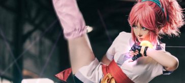 Hunter x Hunter: Machi Komachine con un cosplay listo y preparado para la pelea