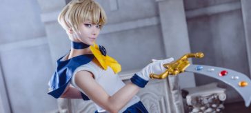 Sailor Moon: Sailor Uranus en un aguerrido y refinado cosplay