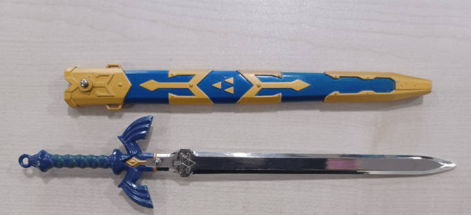 Una réplica de la Master Sword de The Legend of Zelda llevó a la cárcel a un fan