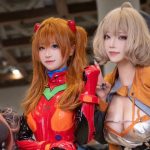 NIKKE X Evangelion: Asuka Langley, Rapi y Anis en un cosplay desde la Comiket 104