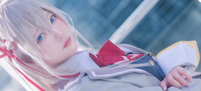 Roshidere: Alisa 'Alya' Mikhailovna Kujou en un cosplay desde Lejano Oriente