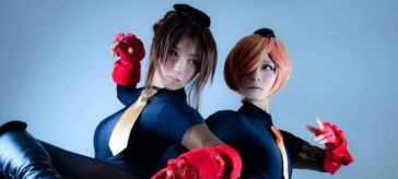 Street Fighter Alpha 3: Juli y Juni en un combativo cosplay doble