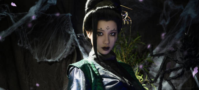 Black Myth: Wukong: 4th Spider Sister en un bello y enigmático cosplay