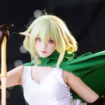 DanMachi: Ryuu Lion en un cosplay listo para continuar con la batalla