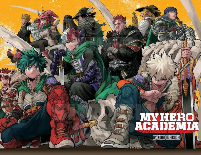 Boku no Hero Academy: Horikoshi revela la historia del arte RPG y fantasía de la serie