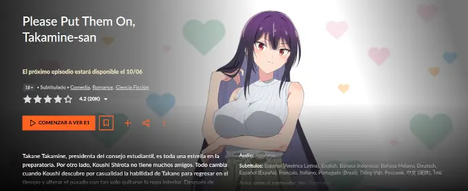 Haite Kudasai, Takamine san: ¿Cuándo saldrá el Episodio 10 del anime?