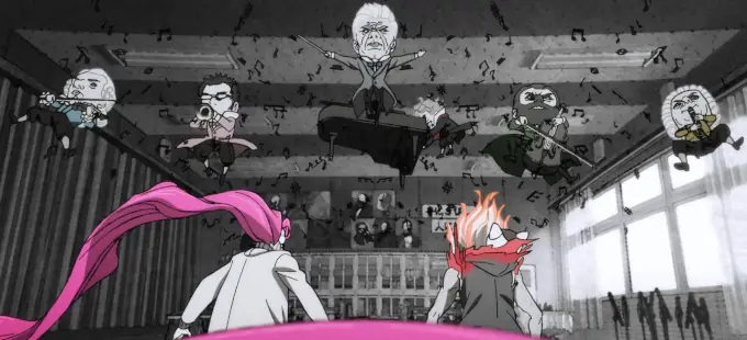 Dandadan: ¿Qué son los retratos de famosos músicos del anime?