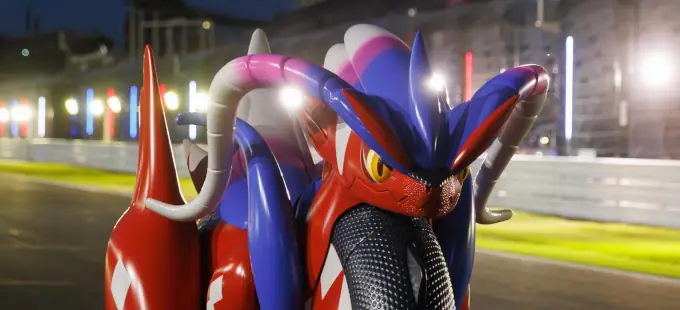 Pokémon Scarlet & Violet: Así se ve en acción la moto de Koraidon de Honda