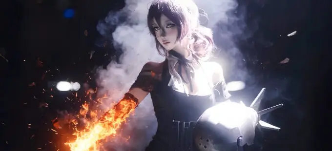 Chainsaw Man: Reze, la Bomb Girl en un cosplay incendiario y cautivador