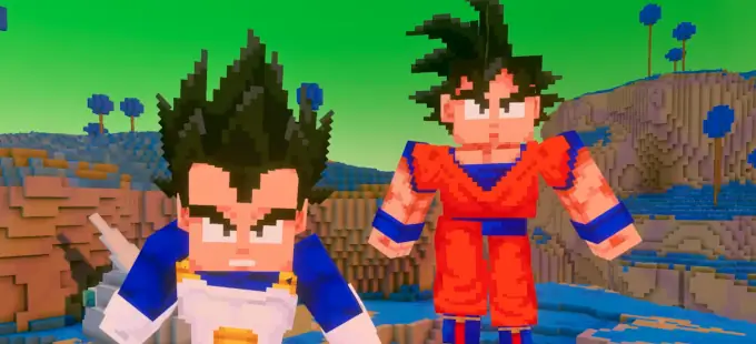 Dragon Ball Z llega a lo grande a Minecraft