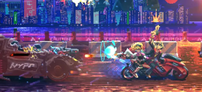 Neon Inferno para Nintendo Switch y la mecánica Bullet Time