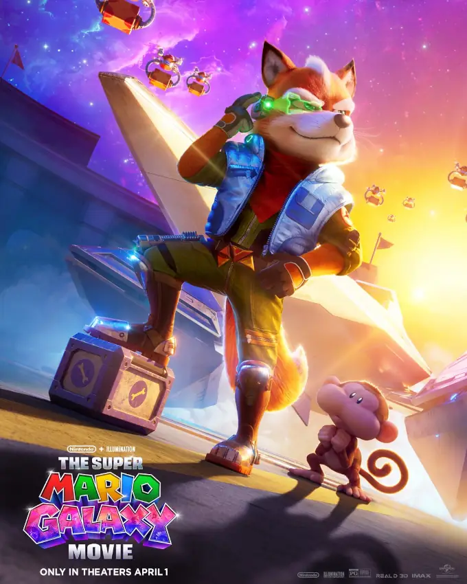 Fox McCloud de Star Fox estará en Super Mario Galaxy: La Película