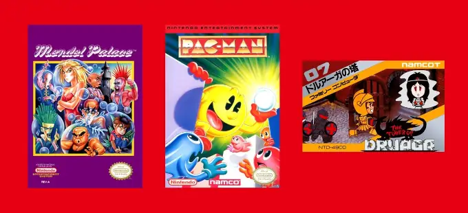 Pac-Man, Mendel Palace y The Tower of Druaga llegan a Nintendo Switch Online