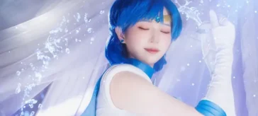 Sailor Moon: Sailor Mercury en un refrescante y encantador cosplay