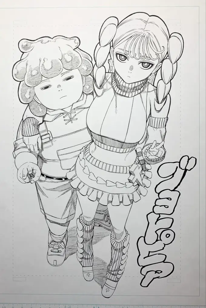 Blobtopia: Creador de Dandadan dibuja a Beyond y Caliba, y recomienda su manga