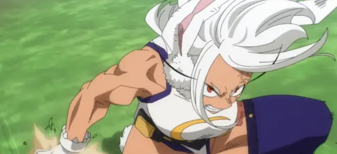 Boku no Hero Academia: Horikoshi dibuja a Mirko por My Hero Academia: All's Justice