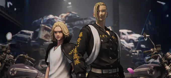 Mikey y Draken de Tokyo Revengers en acción en Fatal Fury: City of the Wolves